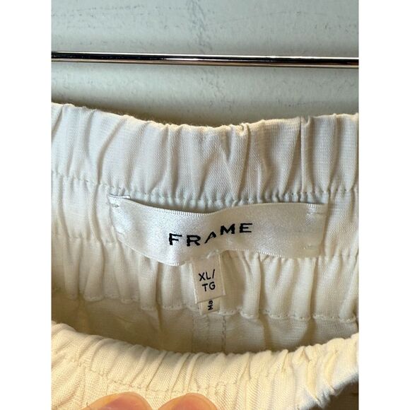 FRAME Women's Size XL Cream Drawstring Lounge Pants NWT - Picture 6 of 8